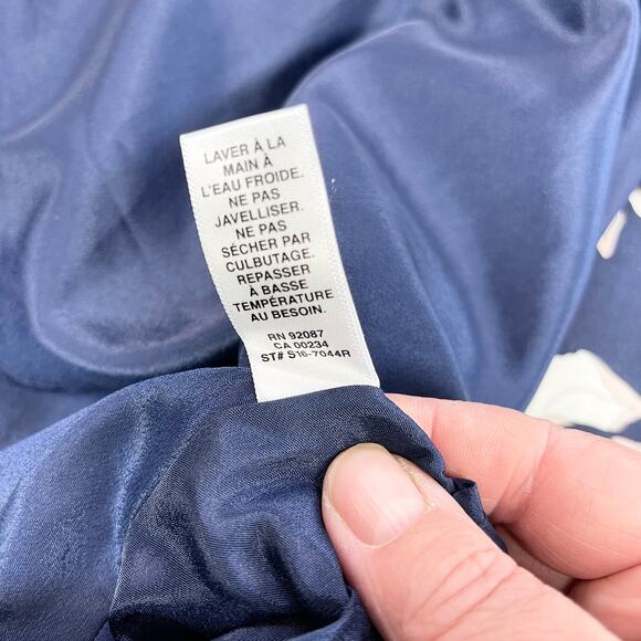 Saks Fifth Avenue Trapeze Swing Mini Dress Womens Medium Whimsy Feminine‎ Dainty - Picture 8 of 8